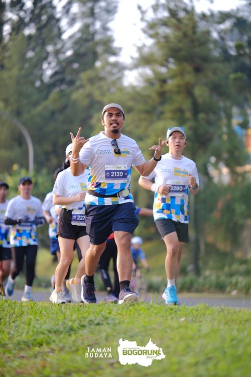 Race photo from Taman Budaya x BOGORUN 2025