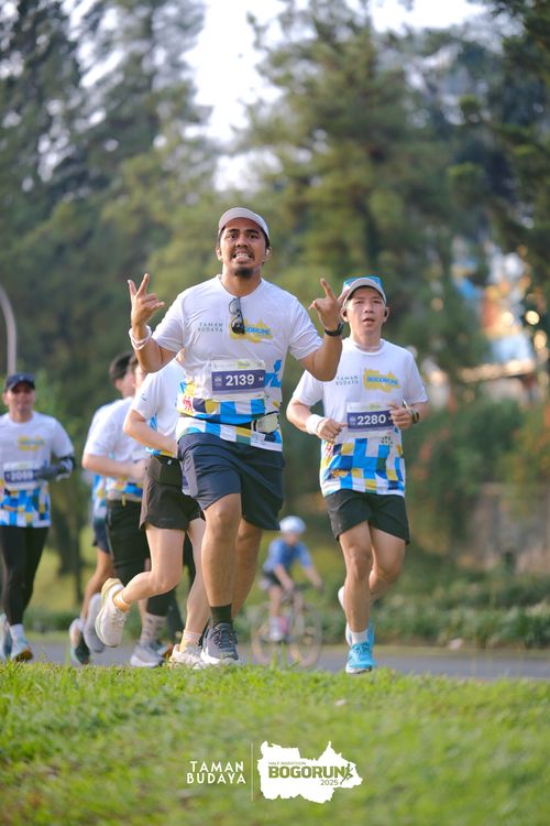 Race photo from Taman Budaya x BOGORUN 2025