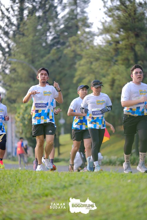 Race photo from Taman Budaya x BOGORUN 2025