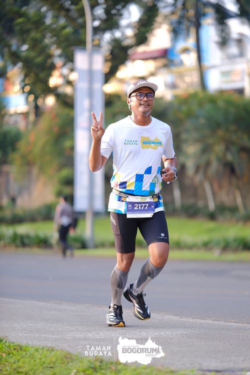 Race photo from Taman Budaya x BOGORUN 2025