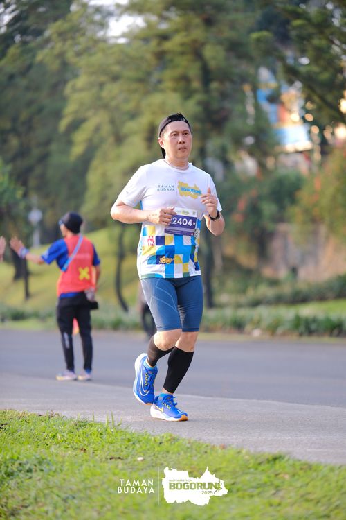 Race photo from Taman Budaya x BOGORUN 2025