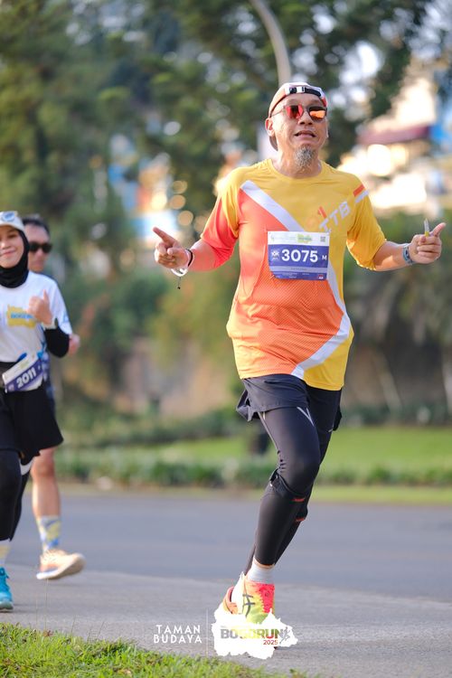 Race photo from Taman Budaya x BOGORUN 2025