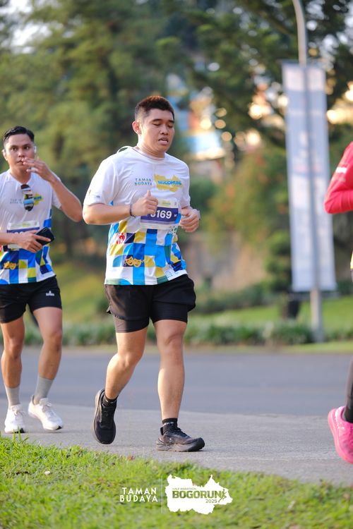 Race photo from Taman Budaya x BOGORUN 2025