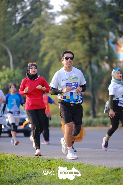 Race photo from Taman Budaya x BOGORUN 2025