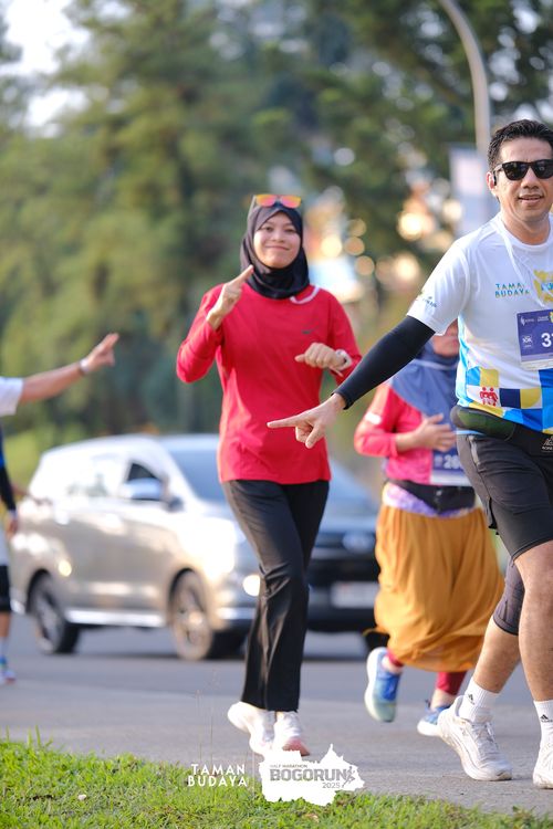 Race photo from Taman Budaya x BOGORUN 2025