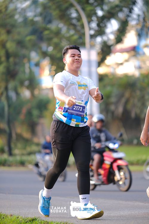 Race photo from Taman Budaya x BOGORUN 2025