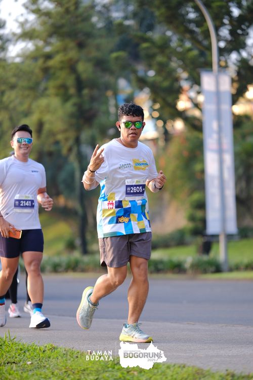 Race photo from Taman Budaya x BOGORUN 2025