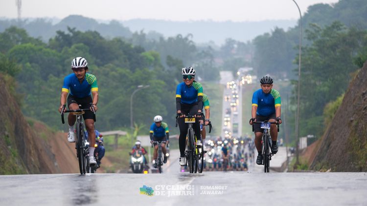 Race photo from Cycling de Jabar 2024