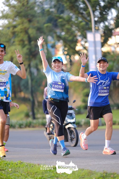 Race photo from Taman Budaya x BOGORUN 2025
