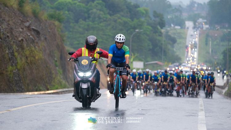 Race photo from Cycling de Jabar 2024