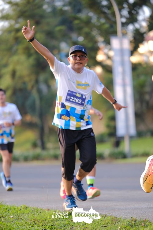Race photo from Taman Budaya x BOGORUN 2025