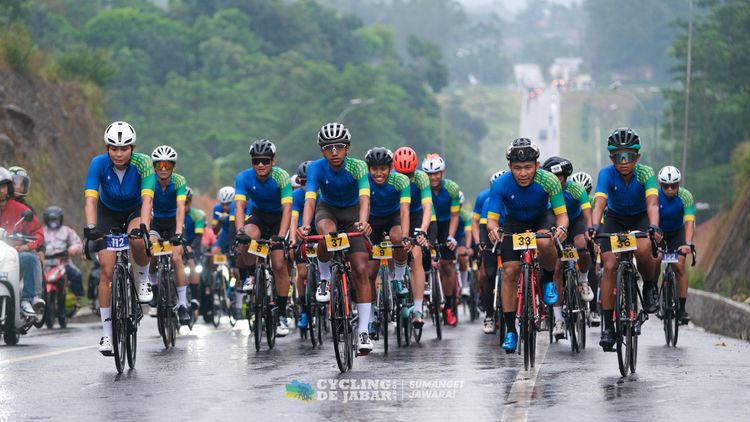 Race photo from Cycling de Jabar 2024