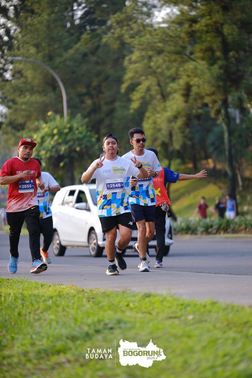 Race photo from Taman Budaya x BOGORUN 2025
