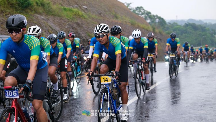 Race photo from Cycling de Jabar 2024