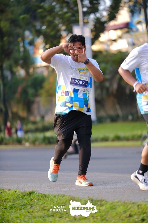 Race photo from Taman Budaya x BOGORUN 2025