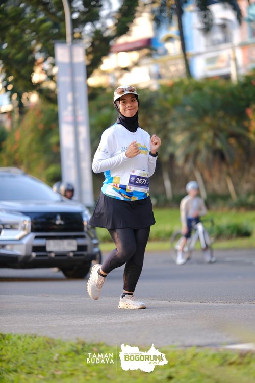Race photo from Taman Budaya x BOGORUN 2025