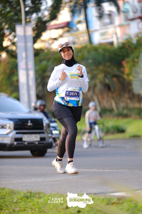 Race photo from Taman Budaya x BOGORUN 2025