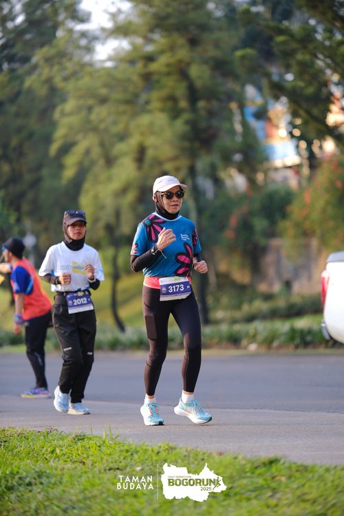 Race photo from Taman Budaya x BOGORUN 2025