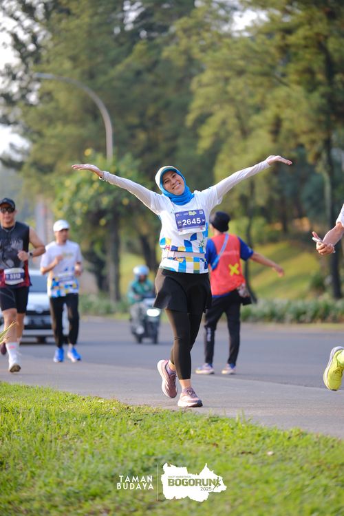 Race photo from Taman Budaya x BOGORUN 2025