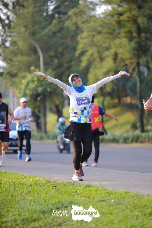 Race photo from Taman Budaya x BOGORUN 2025