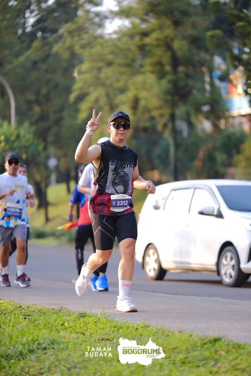 Race photo from Taman Budaya x BOGORUN 2025