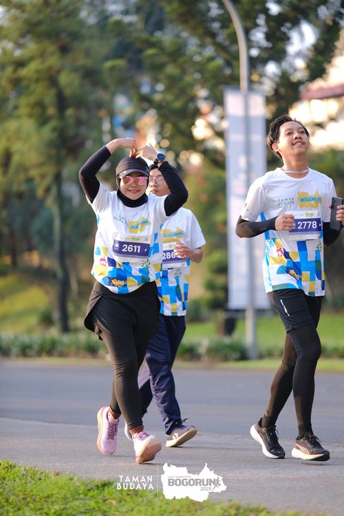 Race photo from Taman Budaya x BOGORUN 2025
