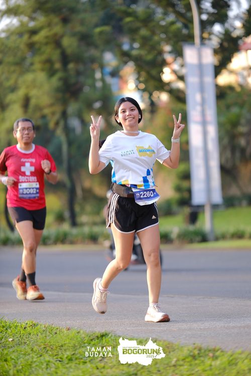 Race photo from Taman Budaya x BOGORUN 2025