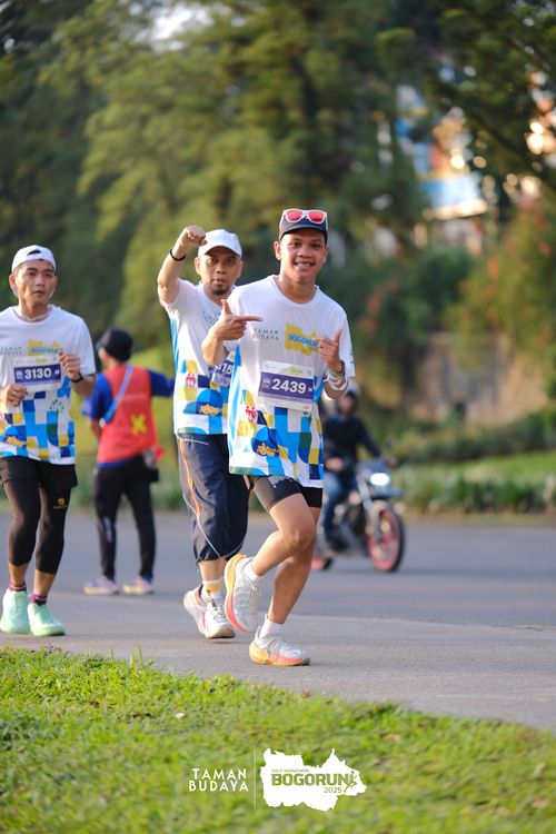 Race photo from Taman Budaya x BOGORUN 2025