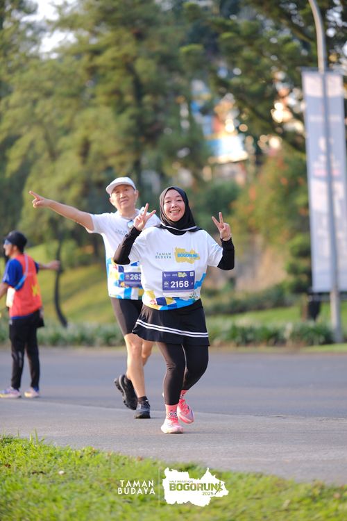 Race photo from Taman Budaya x BOGORUN 2025