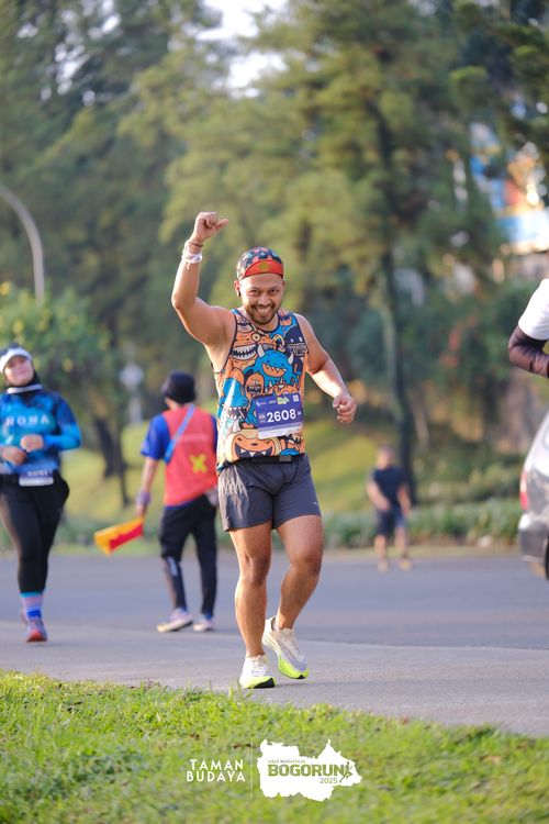 Race photo from Taman Budaya x BOGORUN 2025