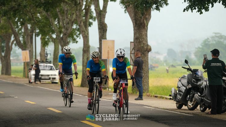 Race photo from Cycling de Jabar 2024