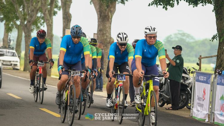 Race photo from Cycling de Jabar 2024