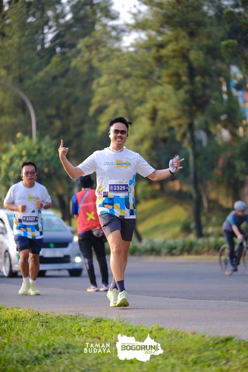 Race photo from Taman Budaya x BOGORUN 2025