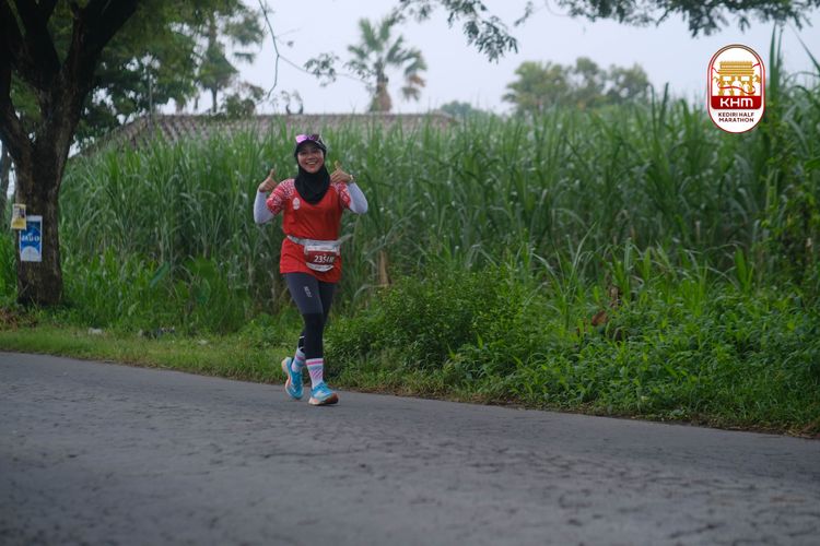 Race photo from Kediri Half Marathon 2025
