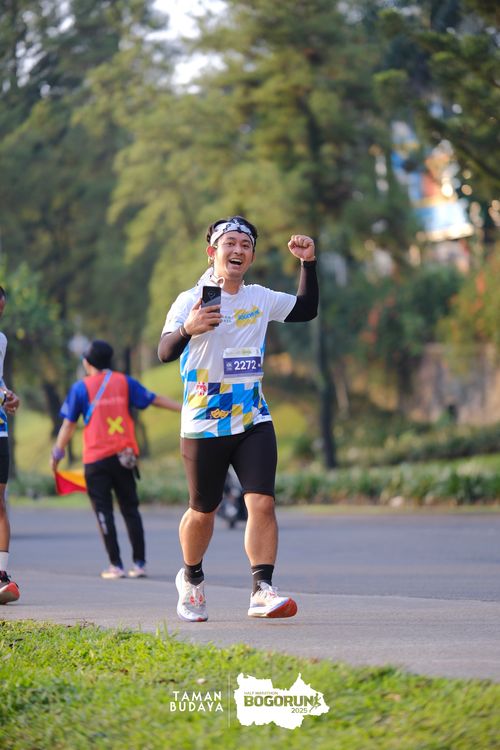 Race photo from Taman Budaya x BOGORUN 2025