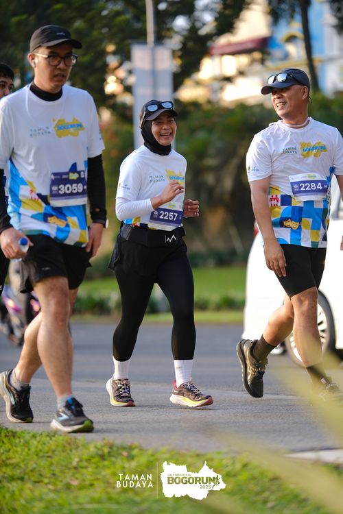 Race photo from Taman Budaya x BOGORUN 2025