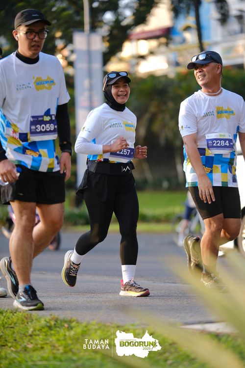 Race photo from Taman Budaya x BOGORUN 2025