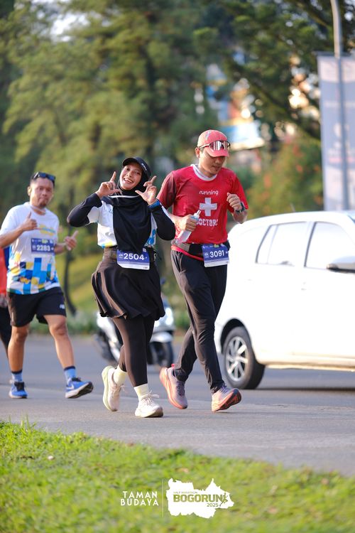 Race photo from Taman Budaya x BOGORUN 2025