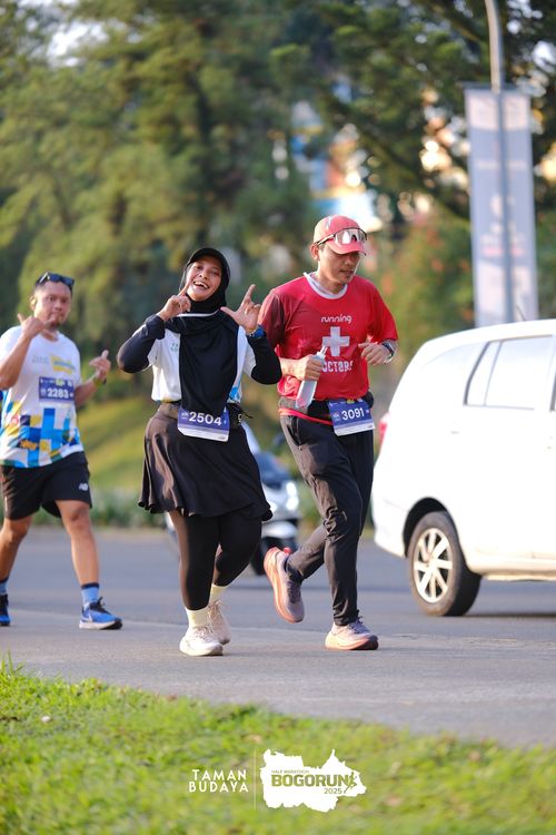 Race photo from Taman Budaya x BOGORUN 2025