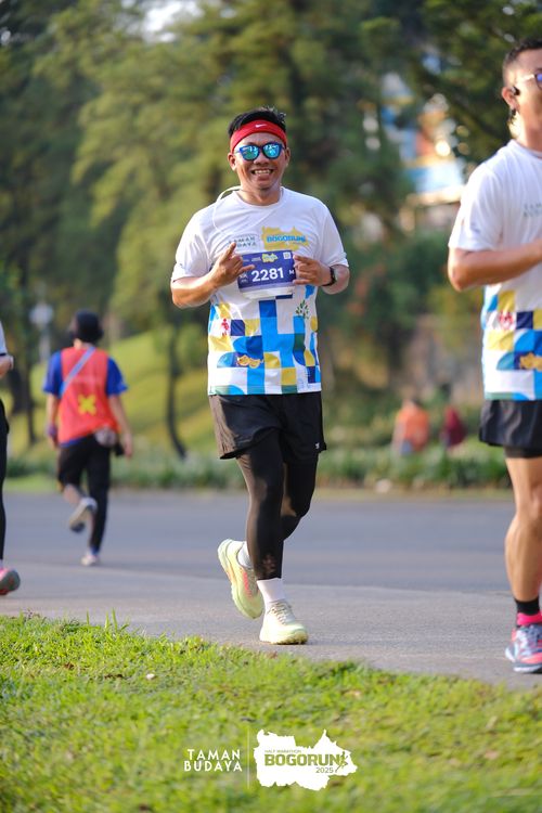 Race photo from Taman Budaya x BOGORUN 2025