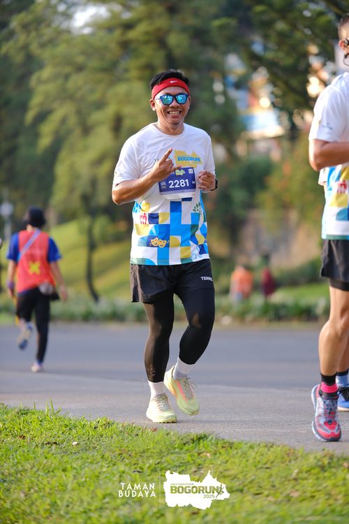 Race photo from Taman Budaya x BOGORUN 2025