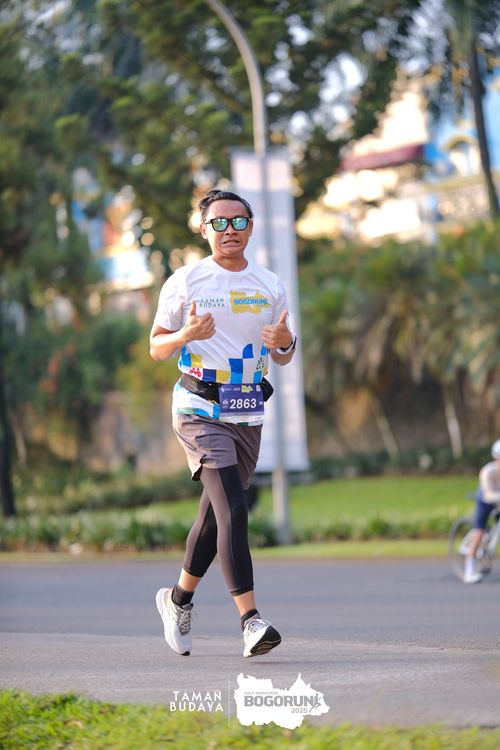 Race photo from Taman Budaya x BOGORUN 2025