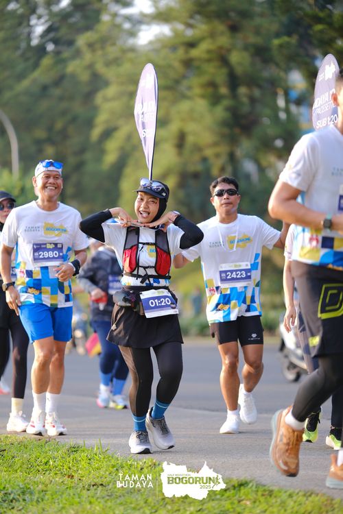 Race photo from Taman Budaya x BOGORUN 2025