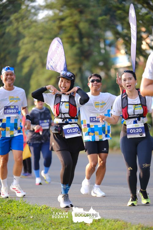 Race photo from Taman Budaya x BOGORUN 2025