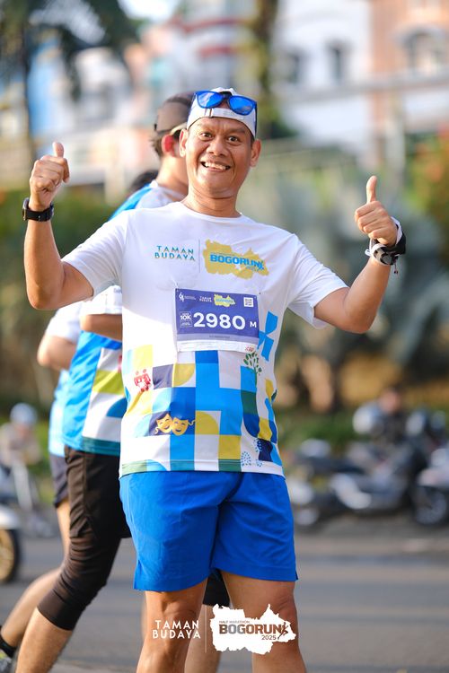 Race photo from Taman Budaya x BOGORUN 2025