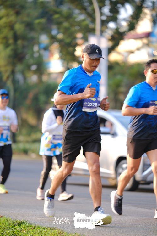 Race photo from Taman Budaya x BOGORUN 2025