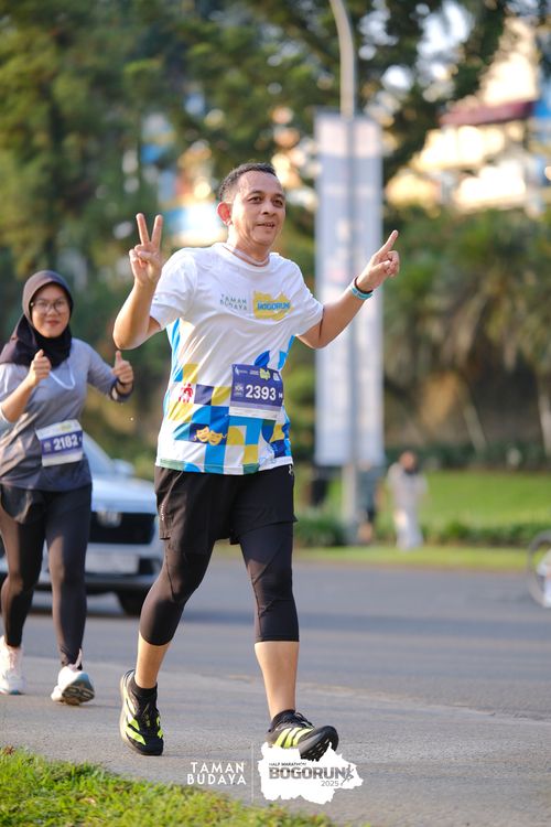 Race photo from Taman Budaya x BOGORUN 2025