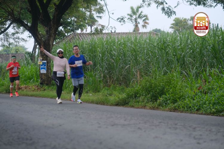 Race photo from Kediri Half Marathon 2025