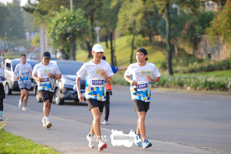Race photo from Taman Budaya x BOGORUN 2025