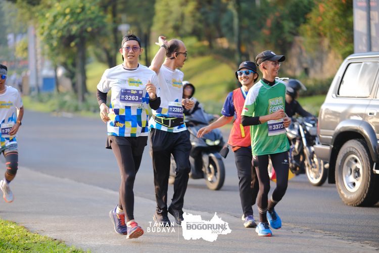 Race photo from Taman Budaya x BOGORUN 2025